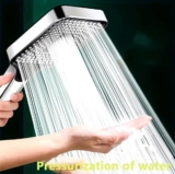 ברז מים איכותי למקלחת עם שלושה מצבי לחץ